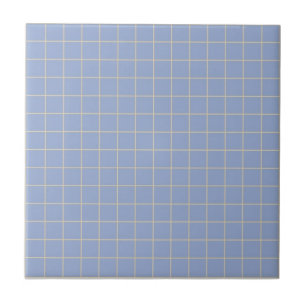 Azulejo De Cerâmica Legal Púrpura e Verde Sage Padrão Verificado