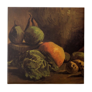 Azulejo De Cerâmica Legumes e Frutas por Vincent van Gogh