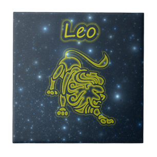 Azulejo De Cerâmica Leo brilhante