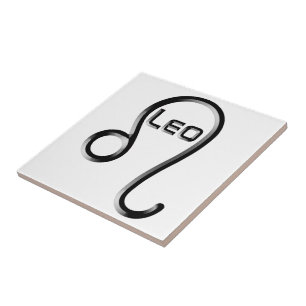 Azulejo De Cerâmica LEO, Design abstrato do Sinal Zodíaco,