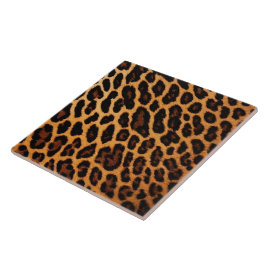 Azulejo De Cerâmica Leopard Cat Animal Print Moderna Collection
