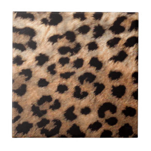 Azulejo De Cerâmica Leopard Cheetah Animal Imprime Girly Modern Trendy