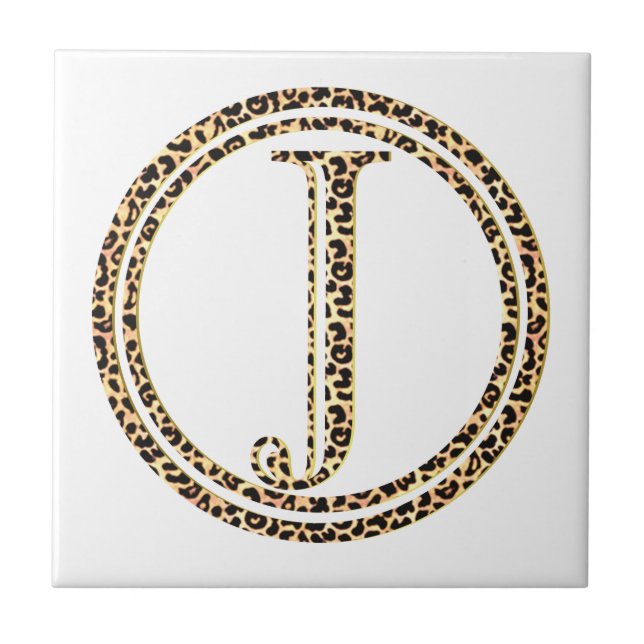 Azulejo De Cerâmica Leopard J (Frente)