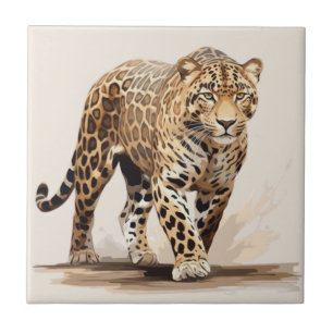 Azulejo De Cerâmica Leopardo