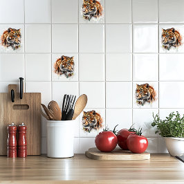 Azulejo De Cerâmica Leopardo