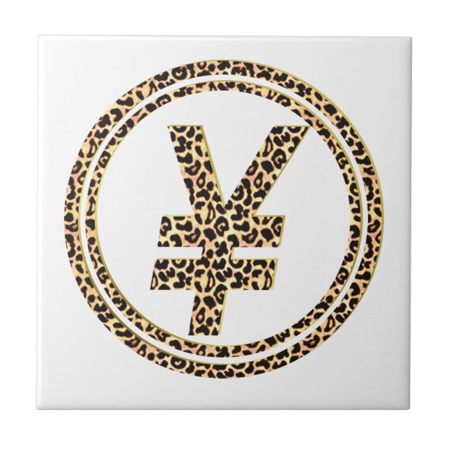 Azulejo De Cerâmica Leopardo ¥ (Frente)