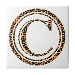 Azulejo De Cerâmica leopardo C