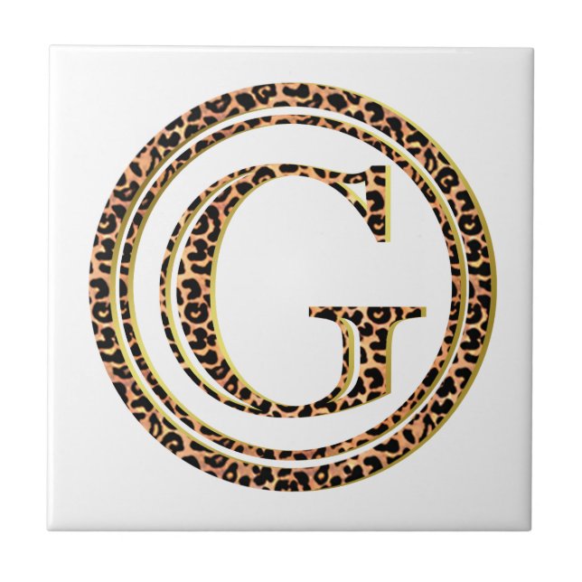Azulejo De Cerâmica leopardo G (Frente)