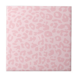 Azulejo De Cerâmica Leopardo Rosa