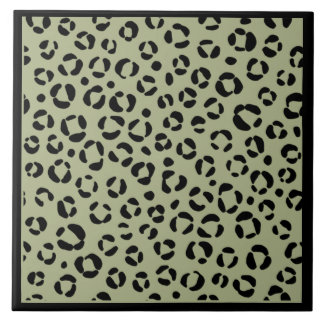 Azulejo De Cerâmica Leopardo Sábio