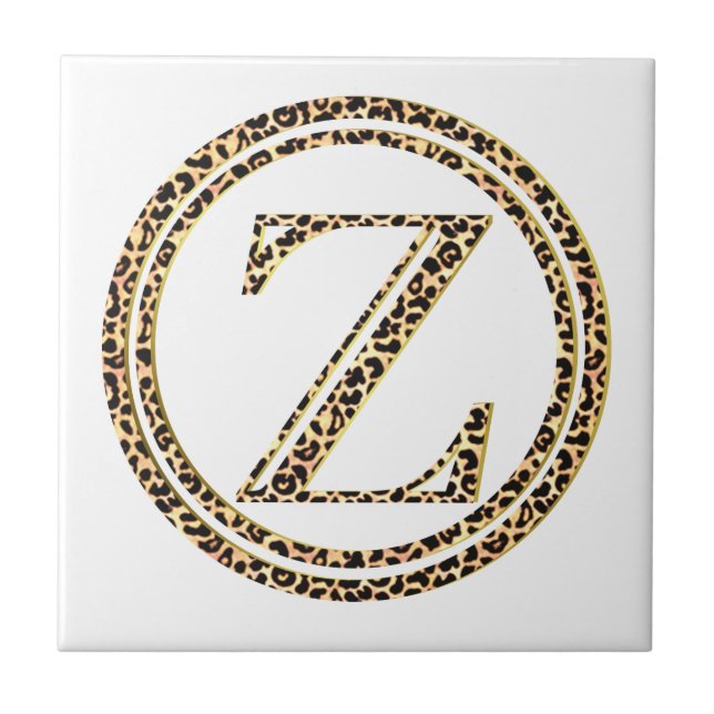 Azulejo De Cerâmica Leopardo Z (Frente)