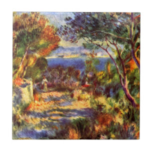 Azulejo De Cerâmica L'Estaque de Pierre Renoir, Impressionismo Antigo