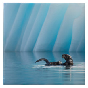 Azulejo De Cerâmica Letra do Mar Reproduzível