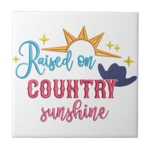 Azulejo De Cerâmica Levantado em Country Sunshine Cote Ocidental