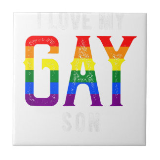Azulejo De Cerâmica LGBT Love Gay Son - Orgulho gay Outfit Orgulho gay