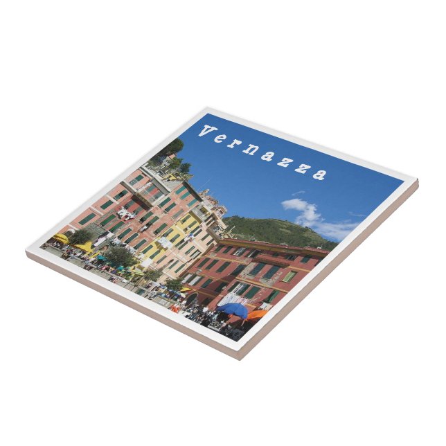 Azulejo De Cerâmica LGR020 VERNAZZA - Cinque Terre - Itália - (Lateral)