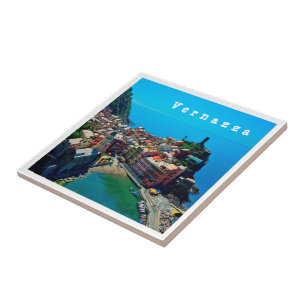 Azulejo De Cerâmica LGR022 VERNAZZA - Cinque Terre - Liguria -
