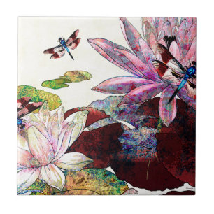 Azulejo De Cerâmica LIBÉLULAS E LOTUS.jpg