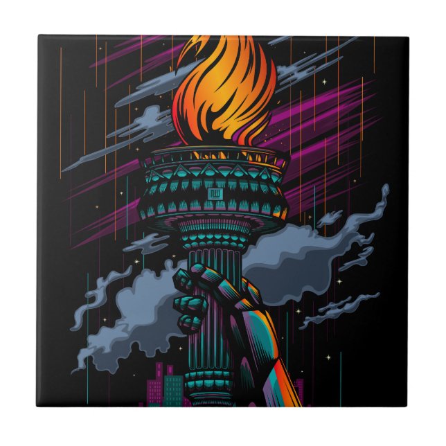 Azulejo De Cerâmica Liberdade (Frente)