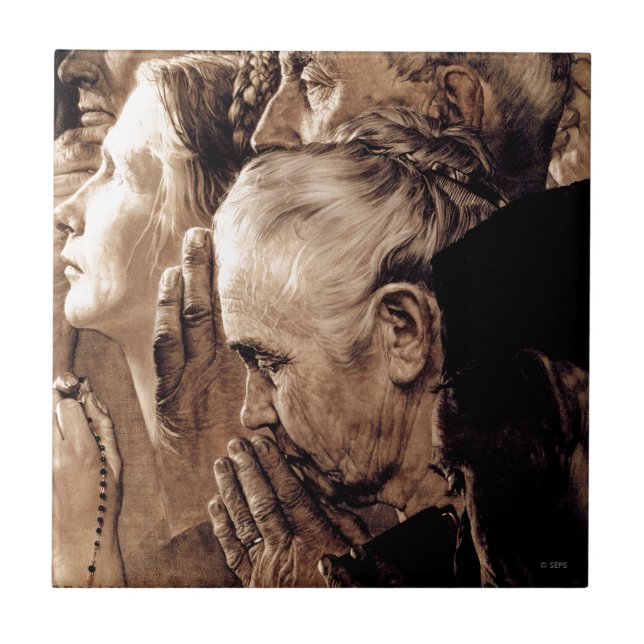 Azulejo De Cerâmica Liberdade de Culto (Frente)