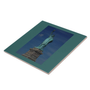 Azulejo De Cerâmica Liberdade iluminando o mundo - Estátua da Liberdad