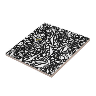 Azulejo De Cerâmica Life Cote Black Cerâmica Azulejo por Adiela Akoo