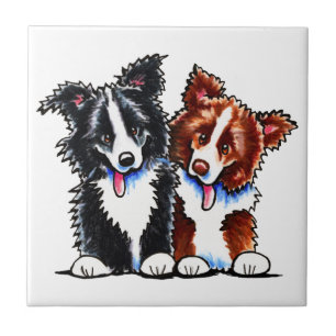 Azulejo De Cerâmica Liga dos Collies de Fronteira