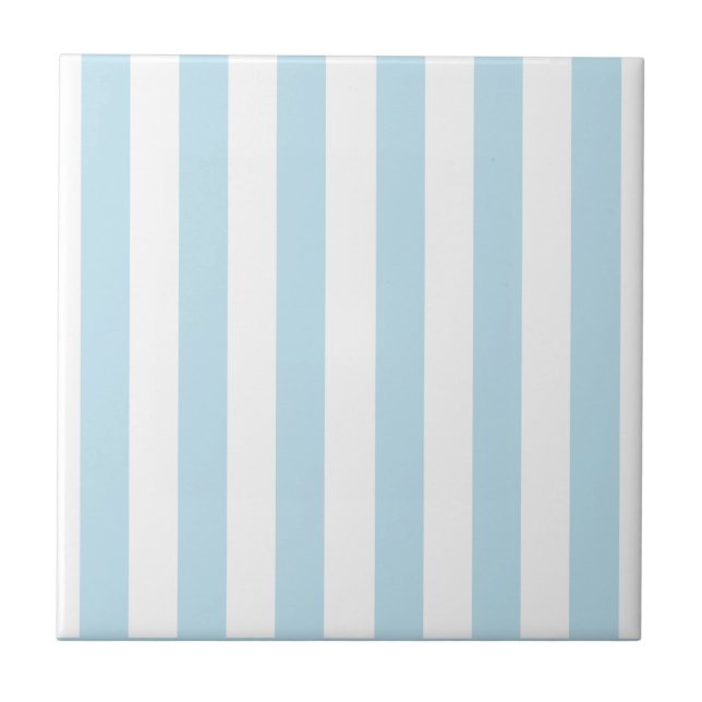 Azulejo De Cerâmica Light Blue Stripes (Frente)