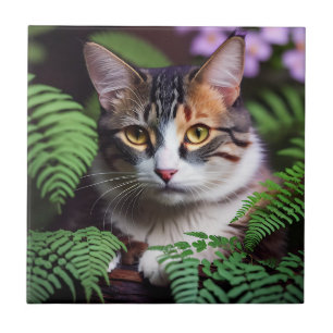 Azulejo De Cerâmica Lilah the TortoisesInferno: Um Gato Puramente Boni