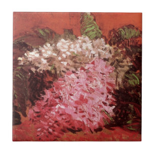 Azulejo De Cerâmica Lilases Rosa por Vincent van Gogh, Natureza-Morta