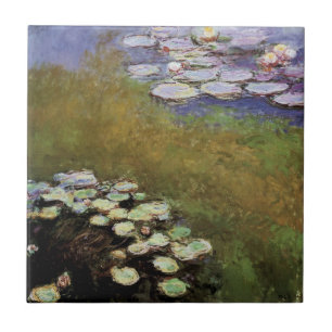 Azulejo De Cerâmica Lilinas de água: 1914-17 por Monet