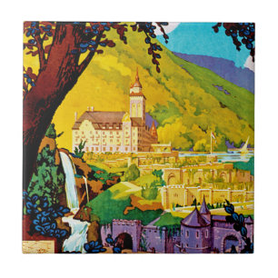 Azulejo De Cerâmica Lillafured Hungria