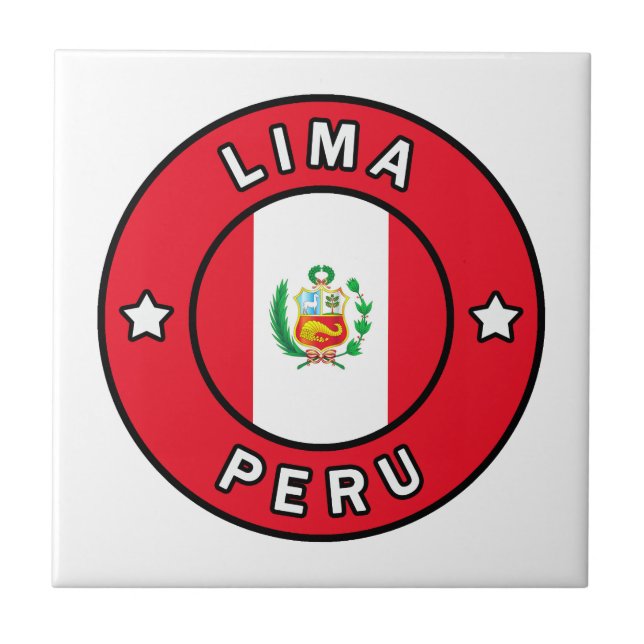 Azulejo De Cerâmica Lima Peru (Frente)