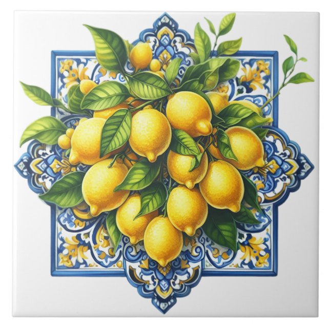 Azulejo de Cerâmica Limão (Frente)