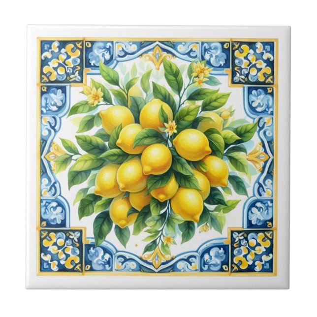 Azulejo de Cerâmica Limão (Frente)