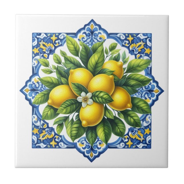 Azulejo de Cerâmica Limão (Frente)