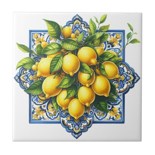Azulejo de Cerâmica Limão (Frente)
