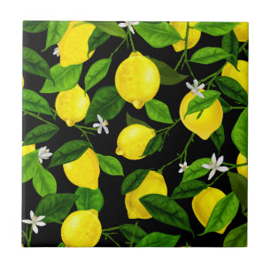 Azulejo De Cerâmica Limão Aquarela 2
