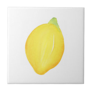 Azulejo De Cerâmica Limão de Aquarela