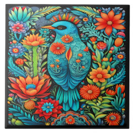 Azulejo De Cerâmica Linda Arte Mexicana