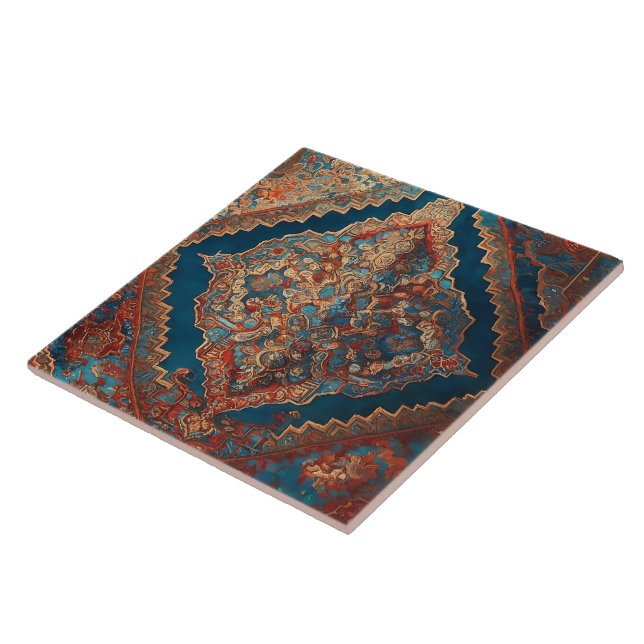 Azulejo De Cerâmica Linda Coleção Moderna de Padrão Persa (Lateral)