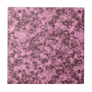 Azulejo De Cerâmica Lindas veias escuras e brilhantes de mármore rosa
