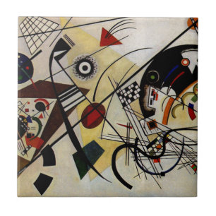 Azulejo De Cerâmica Linha Transversal Sem Partida do Kandinsky