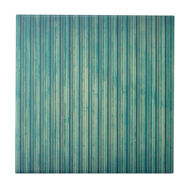 Azulejo De Cerâmica Linhas Azuis Estrias (Frente)