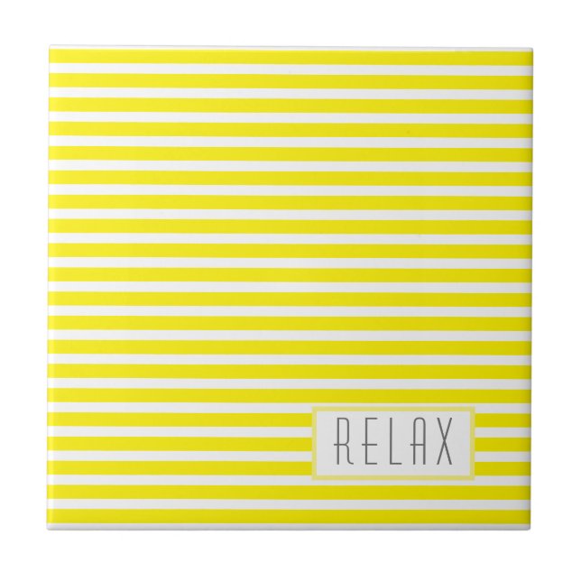 Azulejo De Cerâmica Linhas de Na moda Funky Relaxa (Frente)