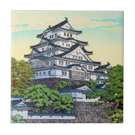 Azulejo De Cerâmica Linhas de transporte pacíficas castelo de Kawase