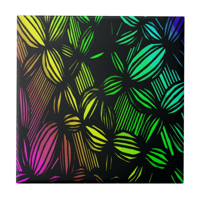 Azulejo De Cerâmica Linhas misteriosas (Frente)