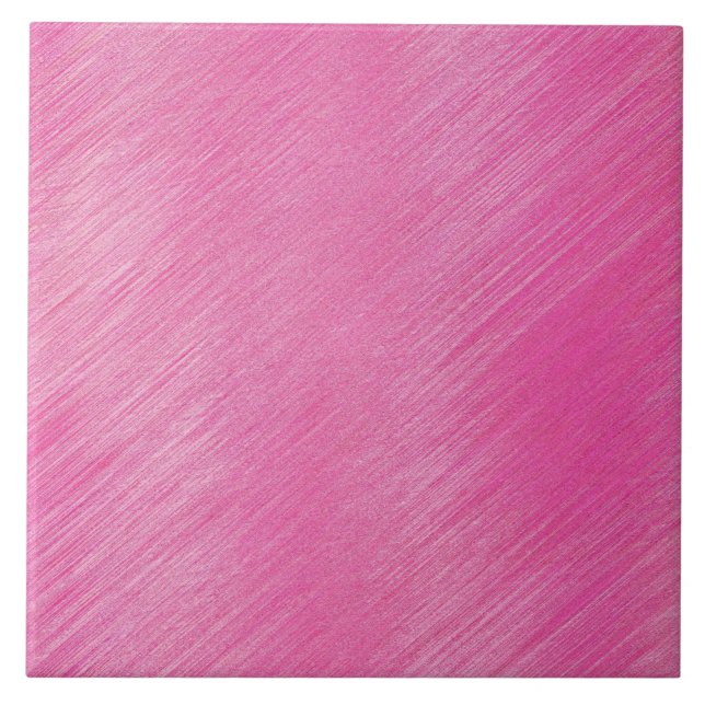 Azulejo De Cerâmica Linhas Rosa (Frente)
