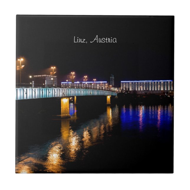 Azulejo De Cerâmica Linz, Áustria (Frente)