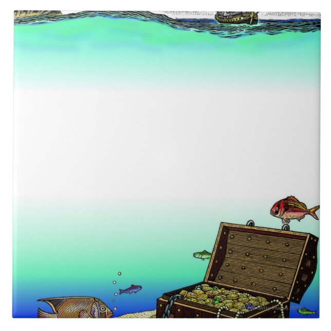 Azulejo De Cerâmica LiquidLibrary 13 (Frente)